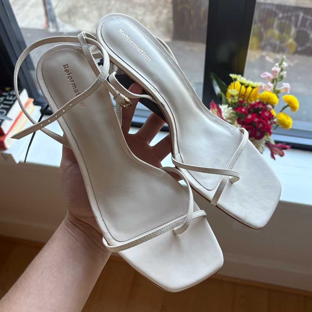 Reformation Emilia Wedge Sandals
